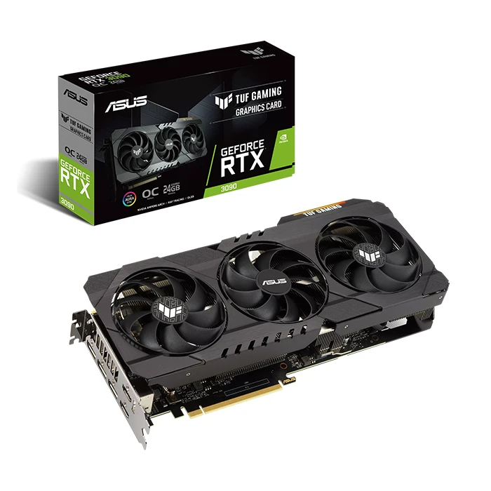 کارت گرافیک ایسوس TUF Gaming GeForce RTX 3090 OC Edition 24GB