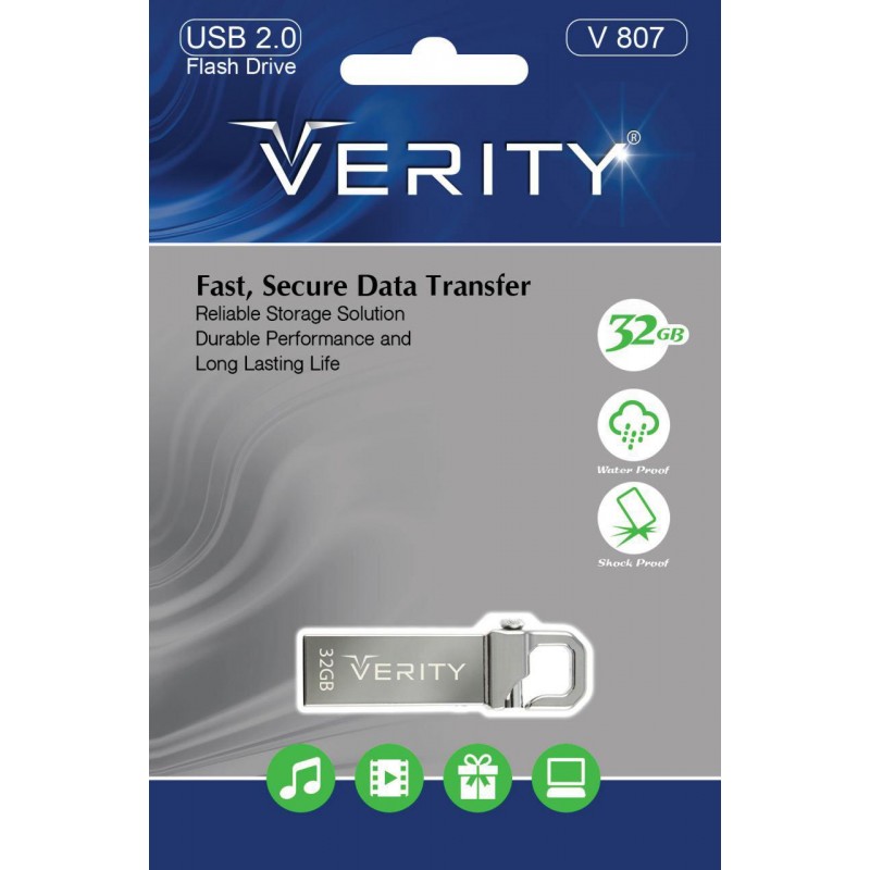 فلش مموری وریتی مدل وی 807 با ظرفیت 32 گیگابایت