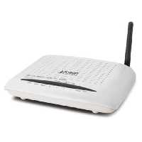 مودم اینترنت پرسرعت Modem ADSL PLANET AD4101 دارای یک آنتن بیسیم و 4پورت کابل شبکه