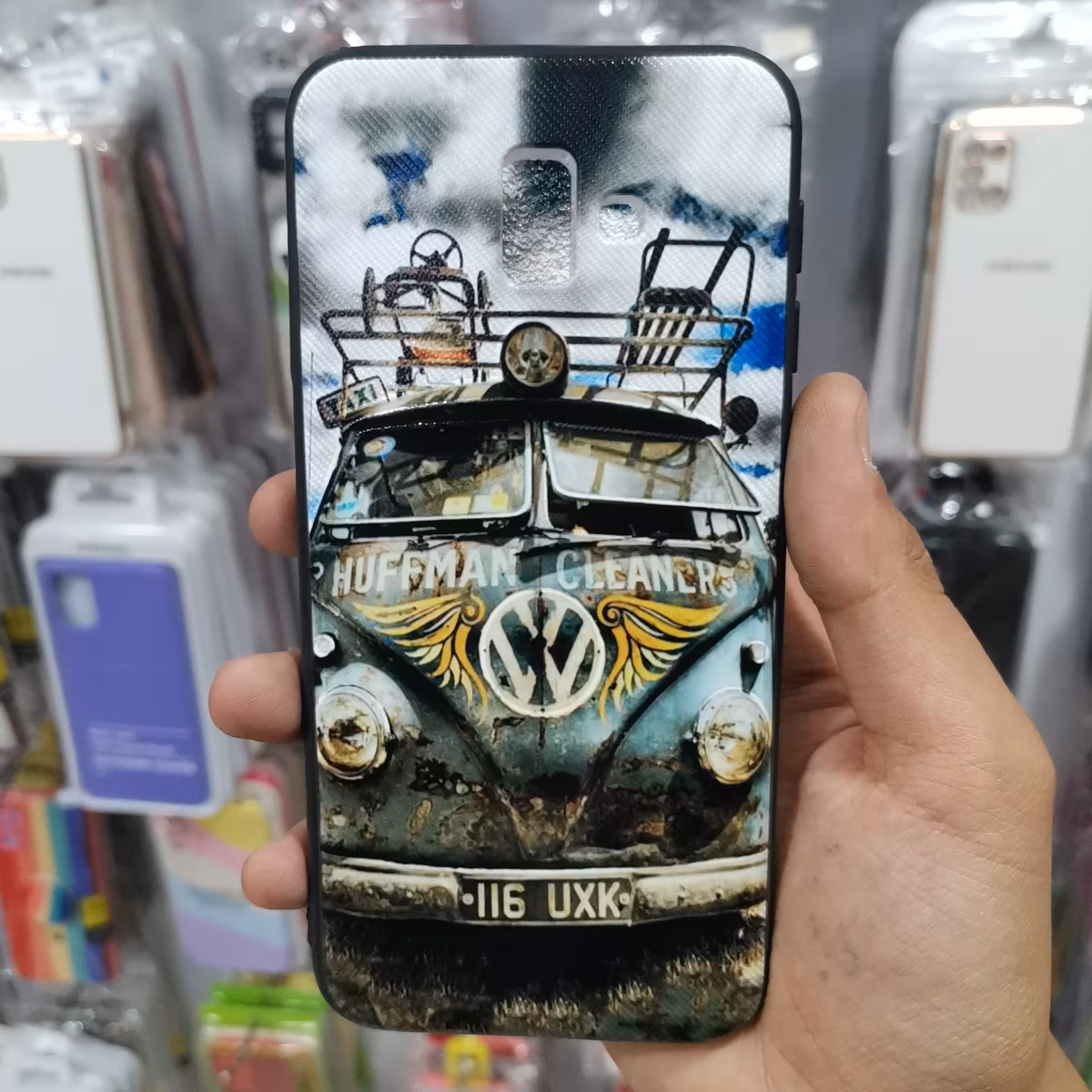 گارد طرح دار ماشین مناسب برای سامسونگ j6 plus