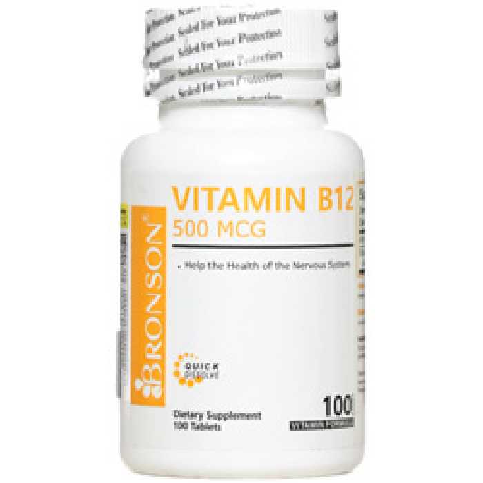 قرص ویتامین ب12 500 میکرو گرم برونسون