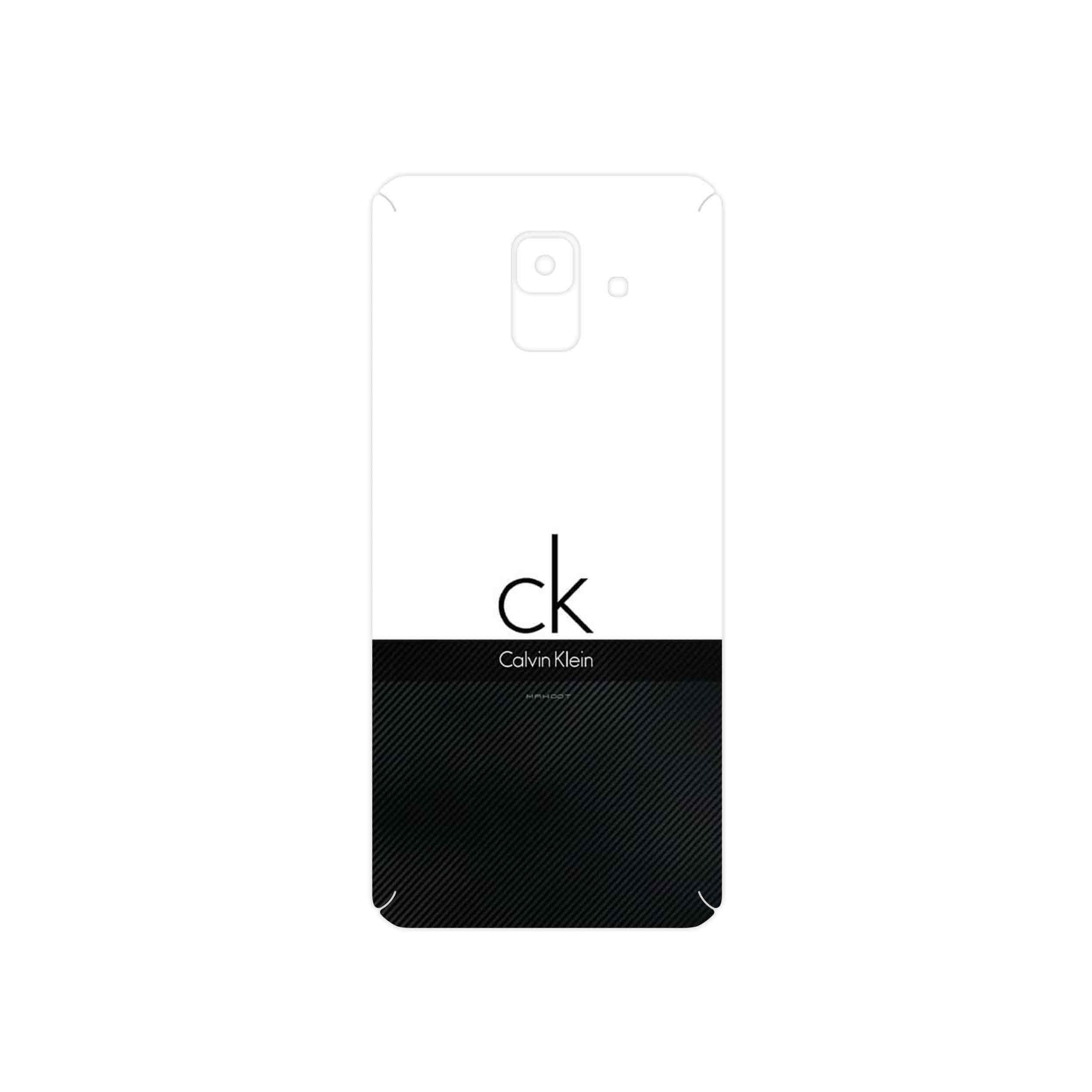برچسب پوششی ماهوت مدل Calvin Klein مناسب برای گوشی موبایل سامسونگ Galaxy A6 2018