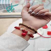 خرید دستبند نخی سه تایی ویژه شب یلدا کد 1216712 - ردگل