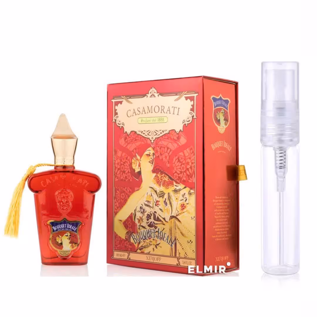 عطر گرمی بوکت ایدل  با طبع گرم از برند پارکس فرانسه مناسب برای بانوان با رایحه دلپذیر و ماندگاری بالا 