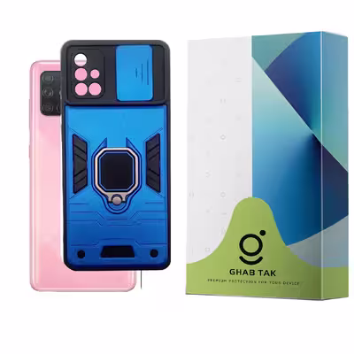 کاور قاب تک مدل استندی کد Guard-08A مناسب برای گوشی موبایل سامسونگ Galaxy A71