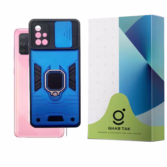 کاور قاب تک مدل استندی کد Guard-08A مناسب برای گوشی موبایل سامسونگ Galaxy A71