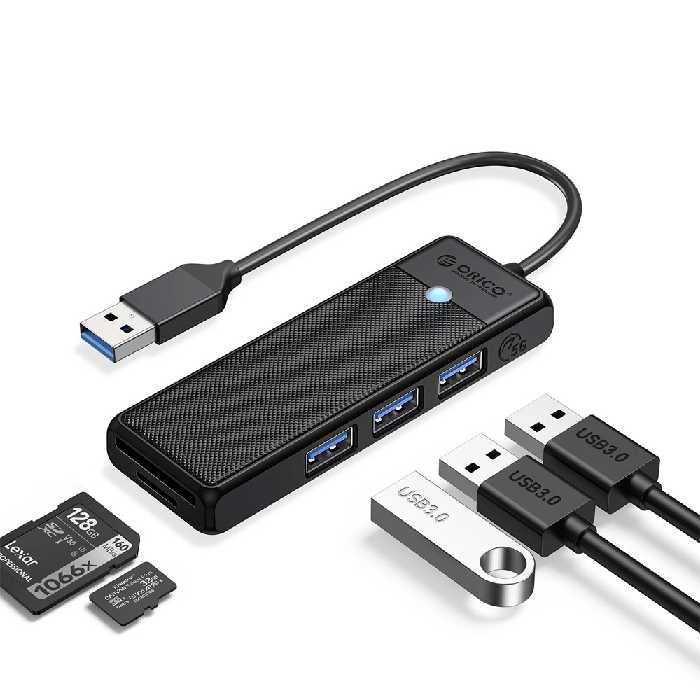 هاب USB 3.0 چهار پورت اوریکو مدل PAPW3AT-U3-015