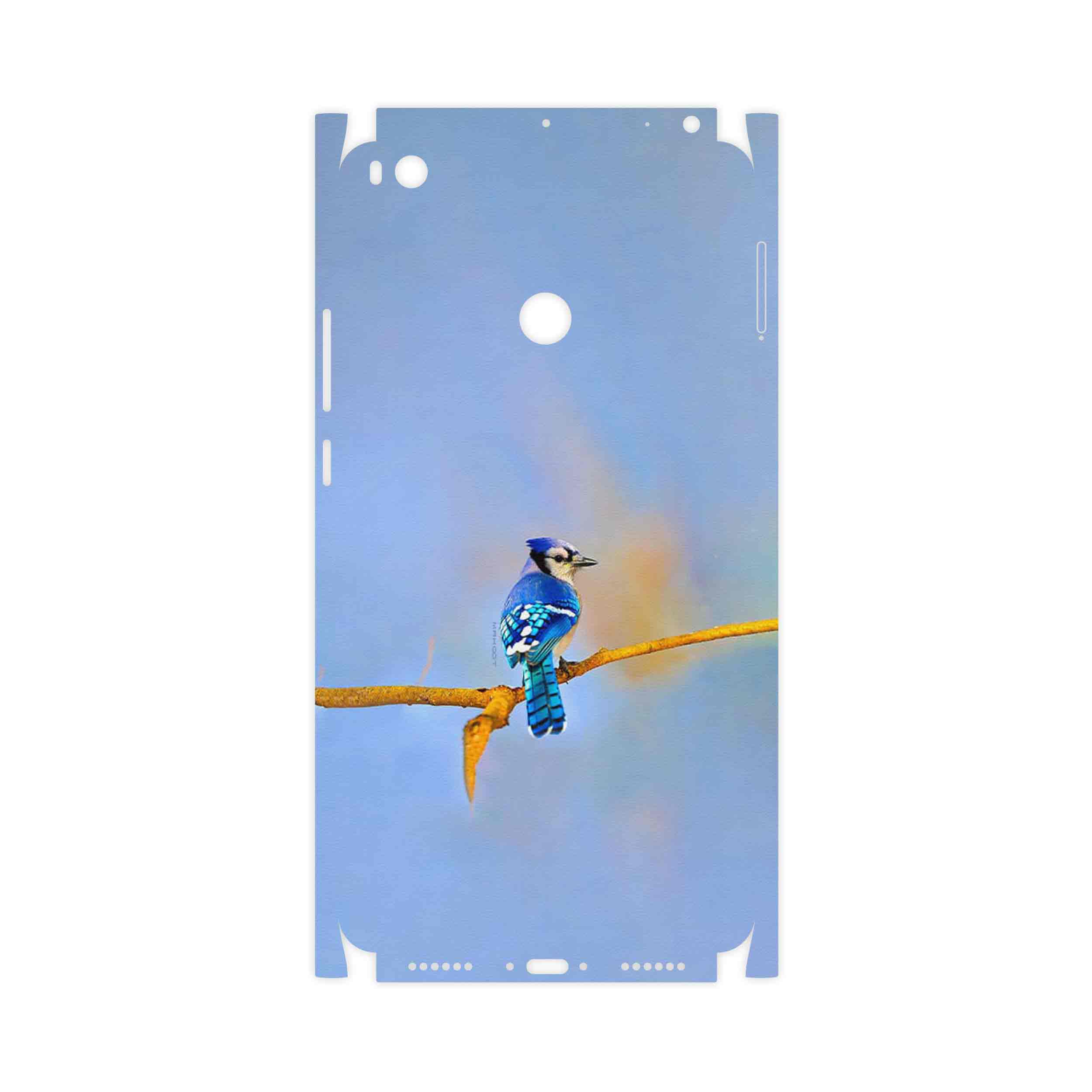 برچسب پوششی ماهوت مدل Cyanocitta cristata-FullSkin مناسب برای گوشی موبایل شیائومی Mi Max 2