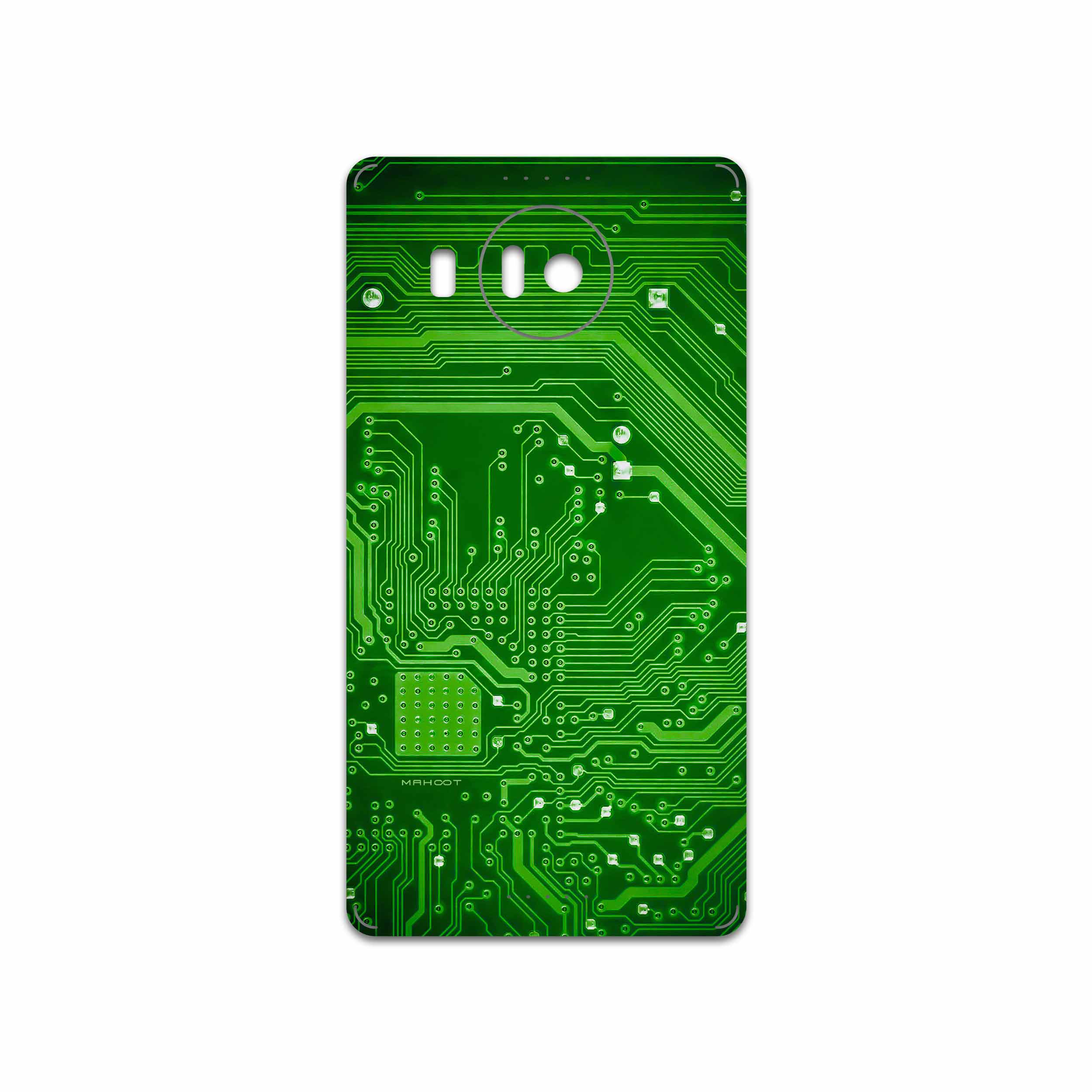 برچسب پوششی ماهوت مدل Green Printed Circuit Board مناسب برای گوشی موبایل مایکروسافت Lumia 950 XL
