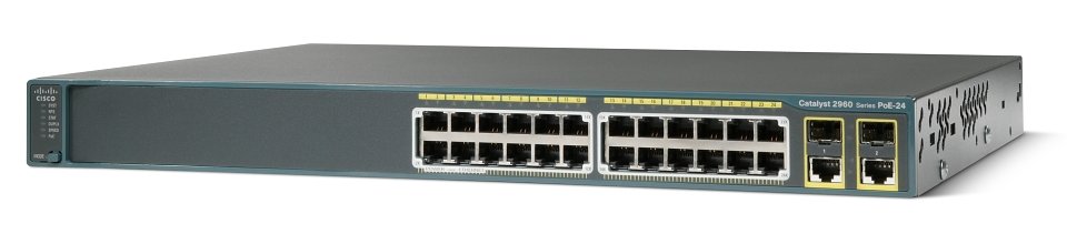 سوییچ مدیریتی 24 پورت Cisco مدل WS-C2960-24-PC-L - فروشگاه اینترنتی طیف سنتر