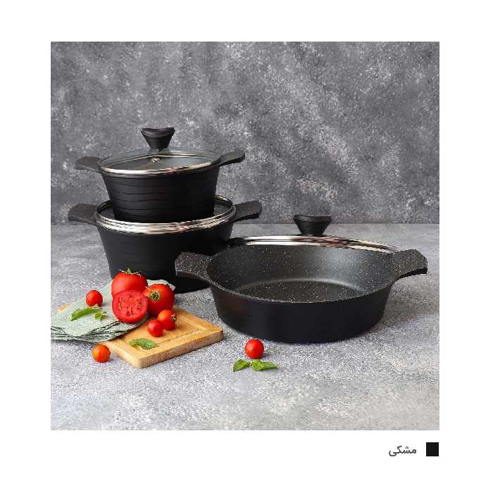 سرویس پخت و پز 6 پارچه دسینی مدل Rejina