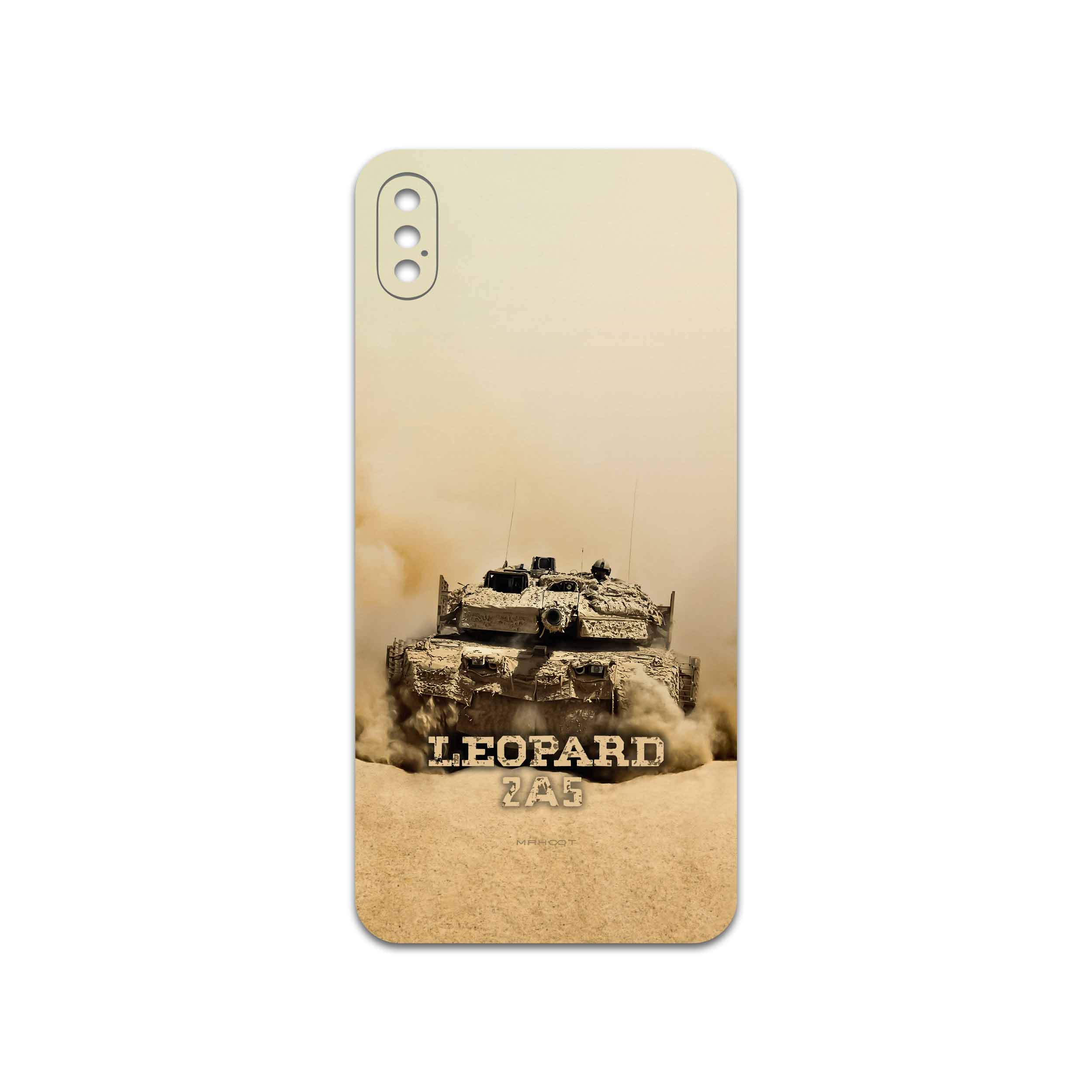 برچسب پوششی ماهوت مدل Leopard 2A5 tank مناسب برای گوشی موبایل اپل iPhone XS Max