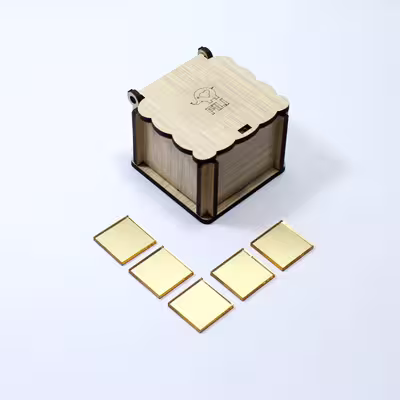 آینه فیلی طرح تایل کد PG012 بسته 30 عددی