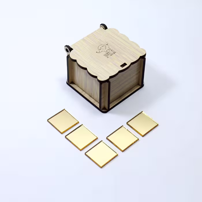 آینه فیلی طرح تایل کد PG012 بسته 30 عددی
