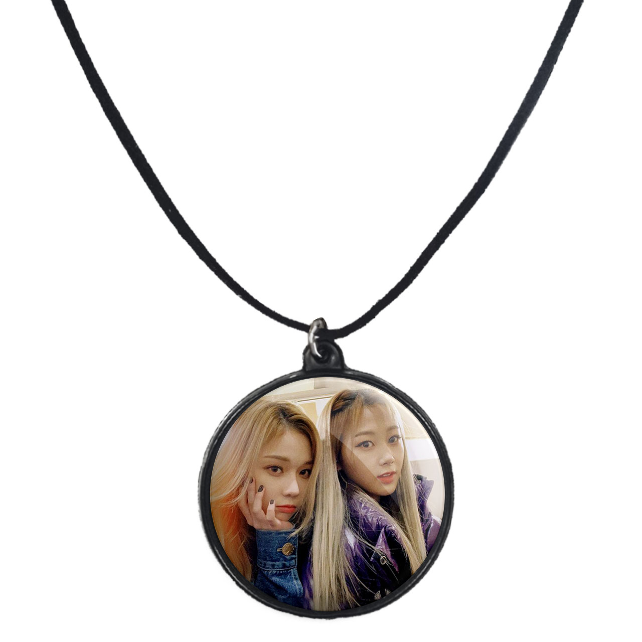 گردنبند پرمانه طرح aespa کد pmb.18694 مدل دو طرفه