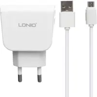 شارژر دیواری الدینیو مدل DL-AC56 به همراه کابل تبدیل microusb