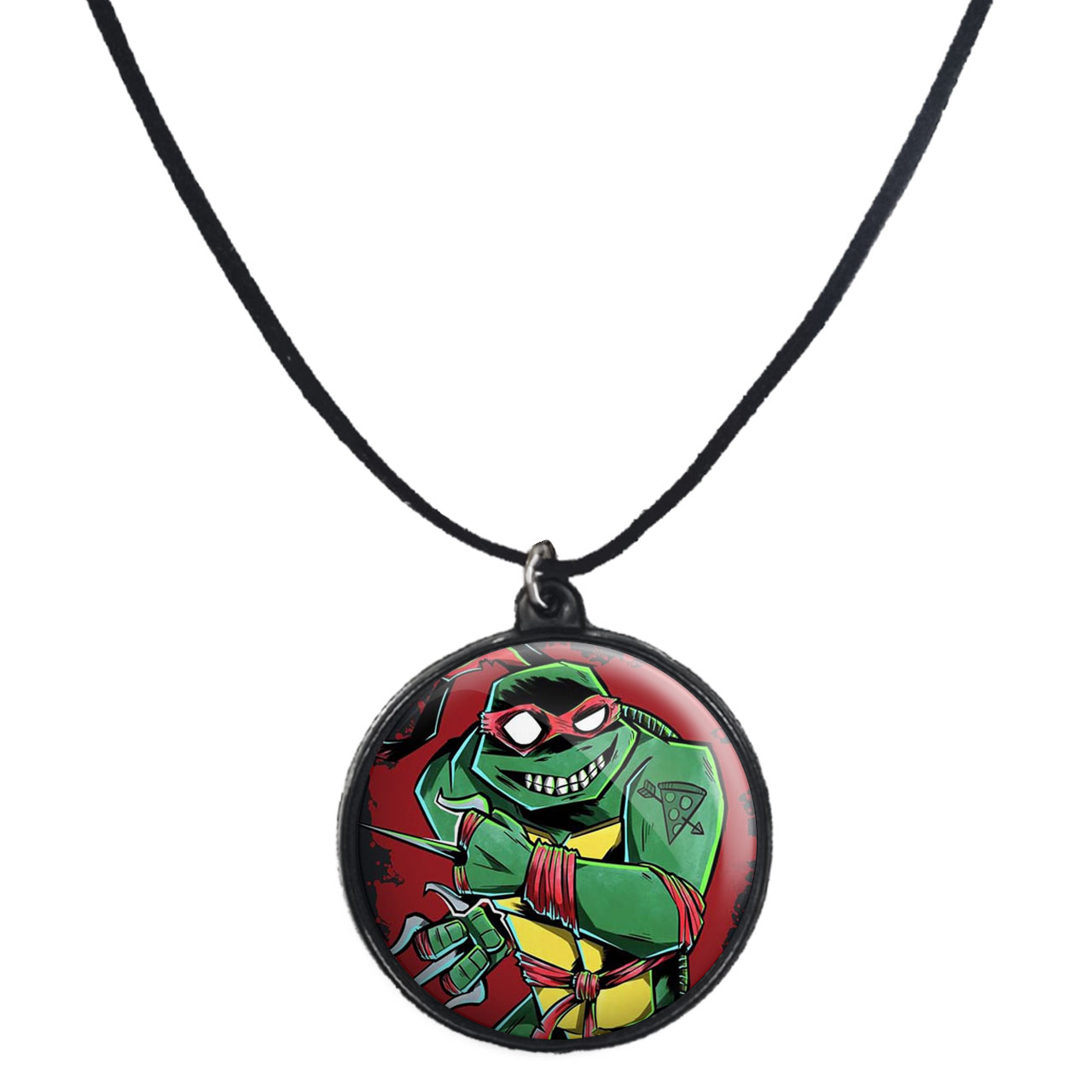 گردنبند پرمانه طرح لاکپشت‌های نینجا کد pmb.10009مدل دو طرفه