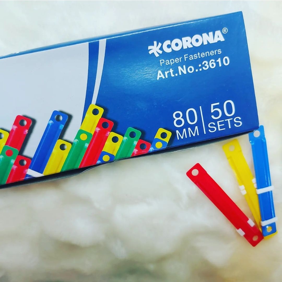 گیره پوشه رنگی (50عددی)