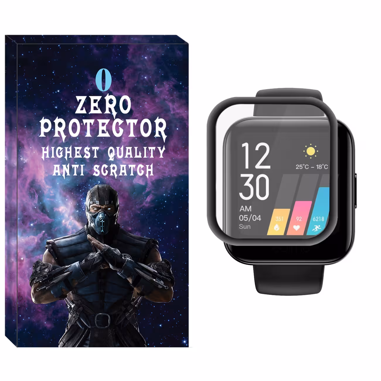 محافظ صفحه نمایش نانو زیرو مدل NZO مناسب برای ساعت هوشمند شیائومی Realme Watch