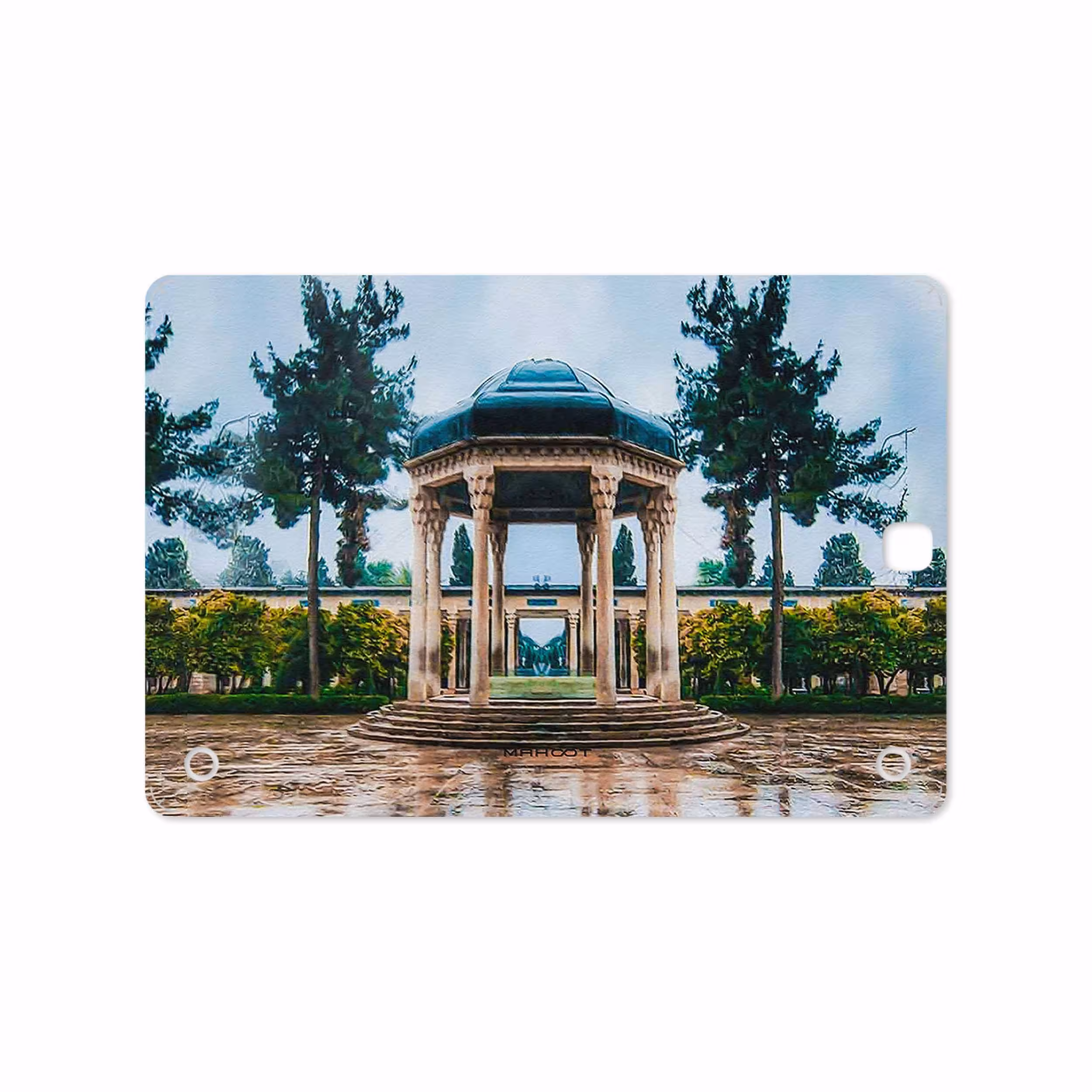 برچسب پوششی ماهوت مدل HAFEZ-Tomb مناسب برای تبلت سامسونگ Galaxy Tab A 9.7 2015 T550