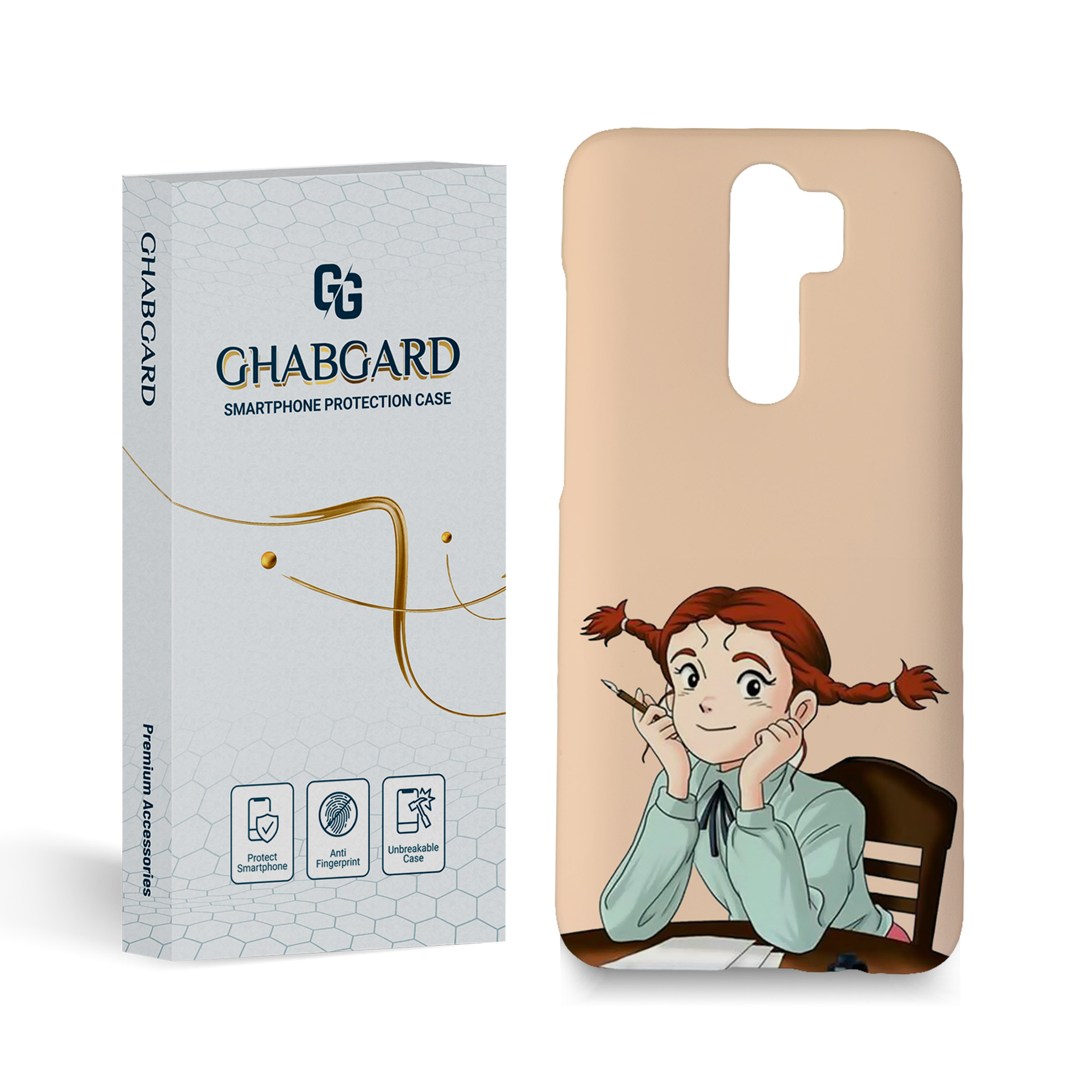 کاور قاب گارد مدل دخترانه مناسب برای گوشی موبایل شیائومی  Redmi note 8 pro 