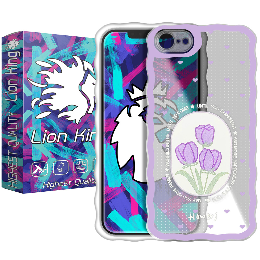 کاور لاین کینگ مدل lalehbanafshmojdar مناسب برای گوشی موبایل اپل iphone 6/6s