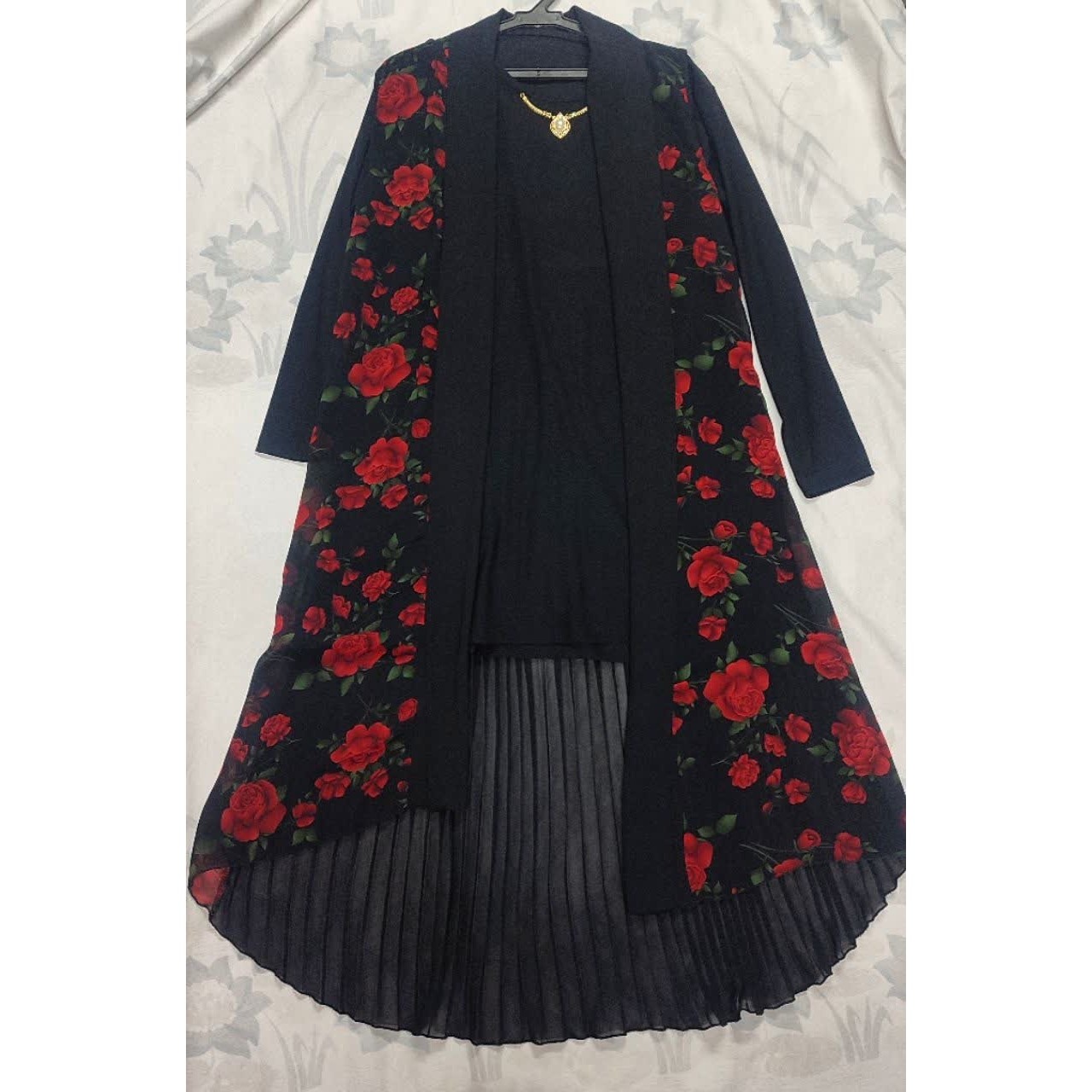 تونیک سارافن زنانه در طرح بندی سایز بزرگ