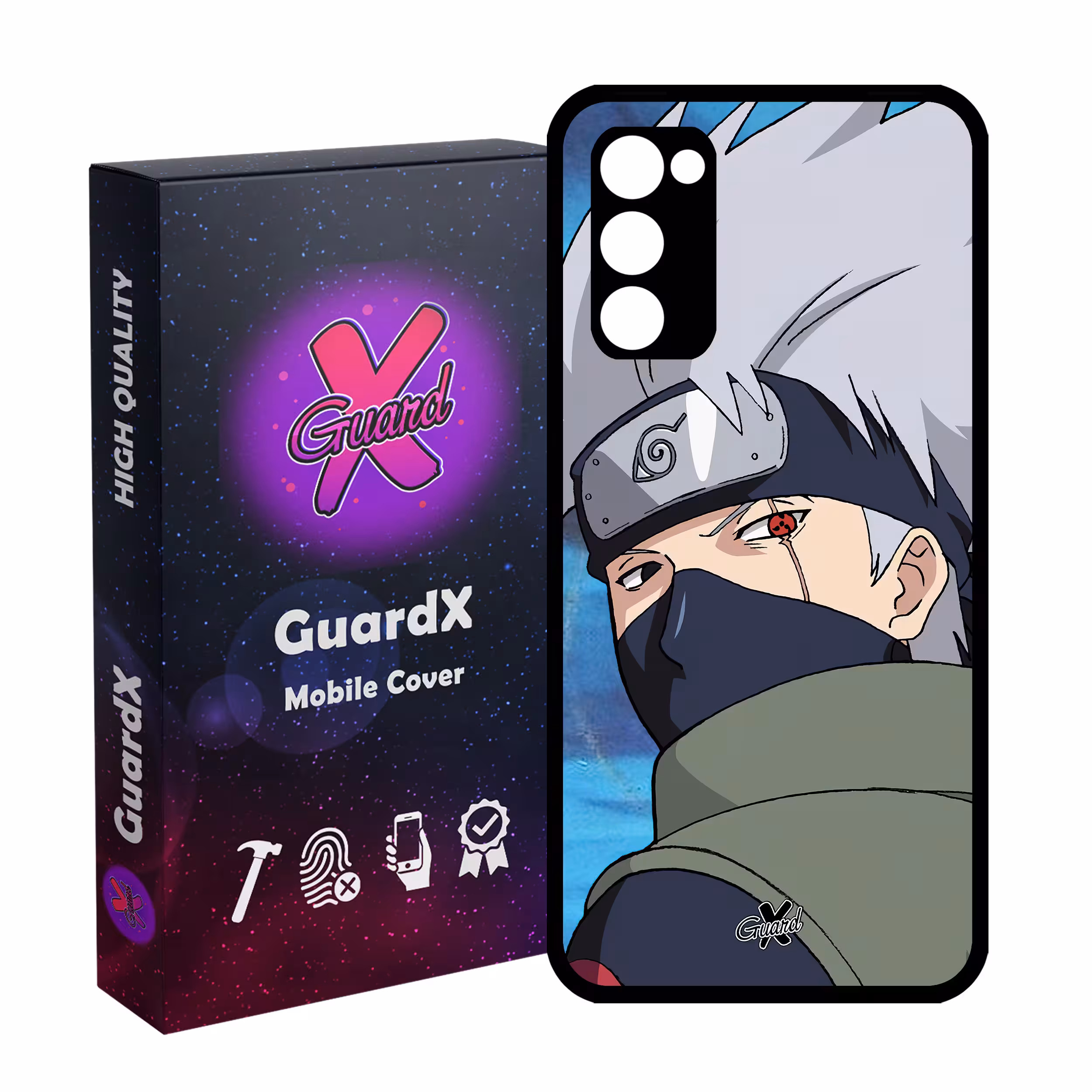 کاور گارد ایکس طرح Kakashi Anime مدل Glass10523 مناسب برای گوشی موبایل سامسونگ Galaxy S20 FE