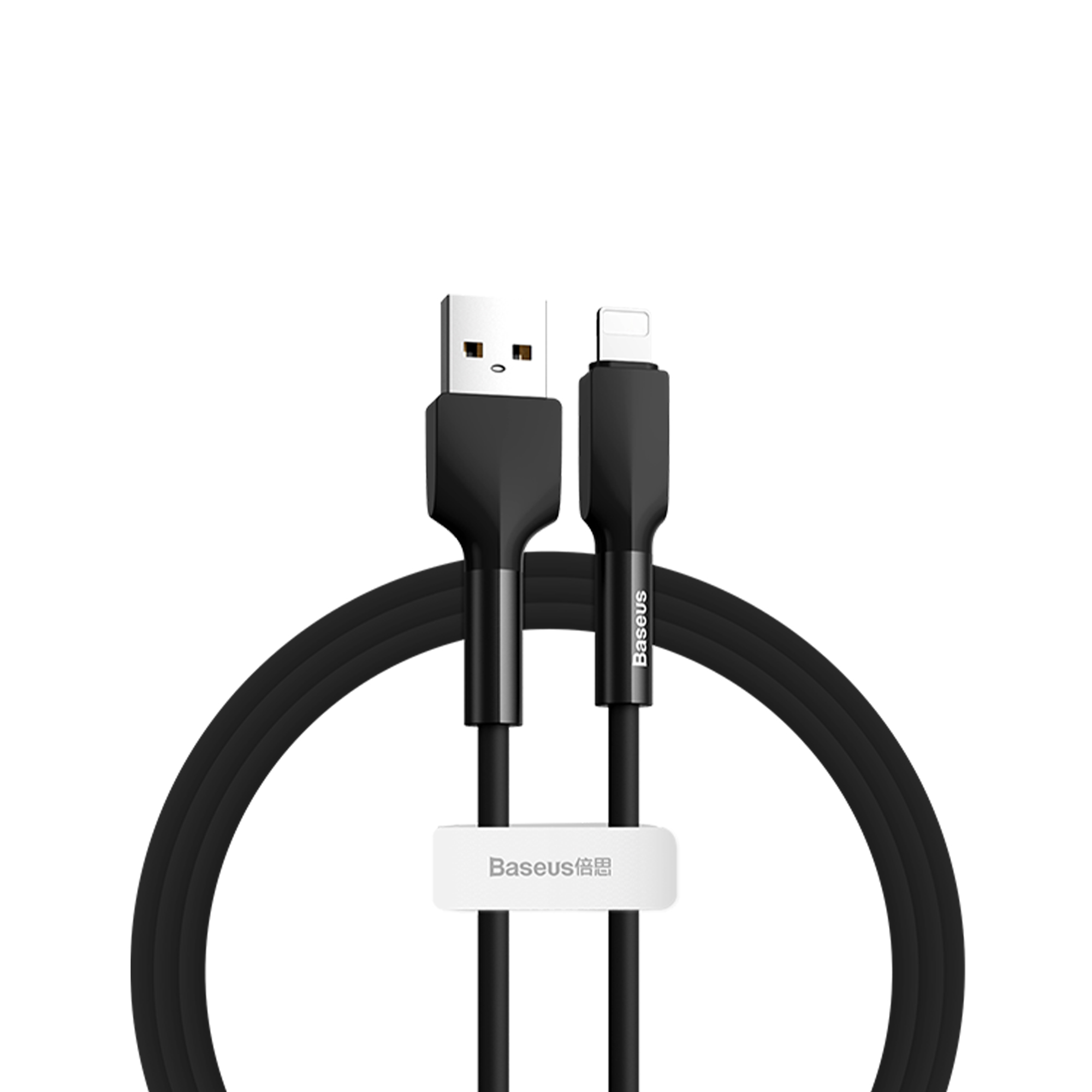 کابل تبدیل USB به لایتنینگ باسئوس مدل Silica Gel طول 1متر