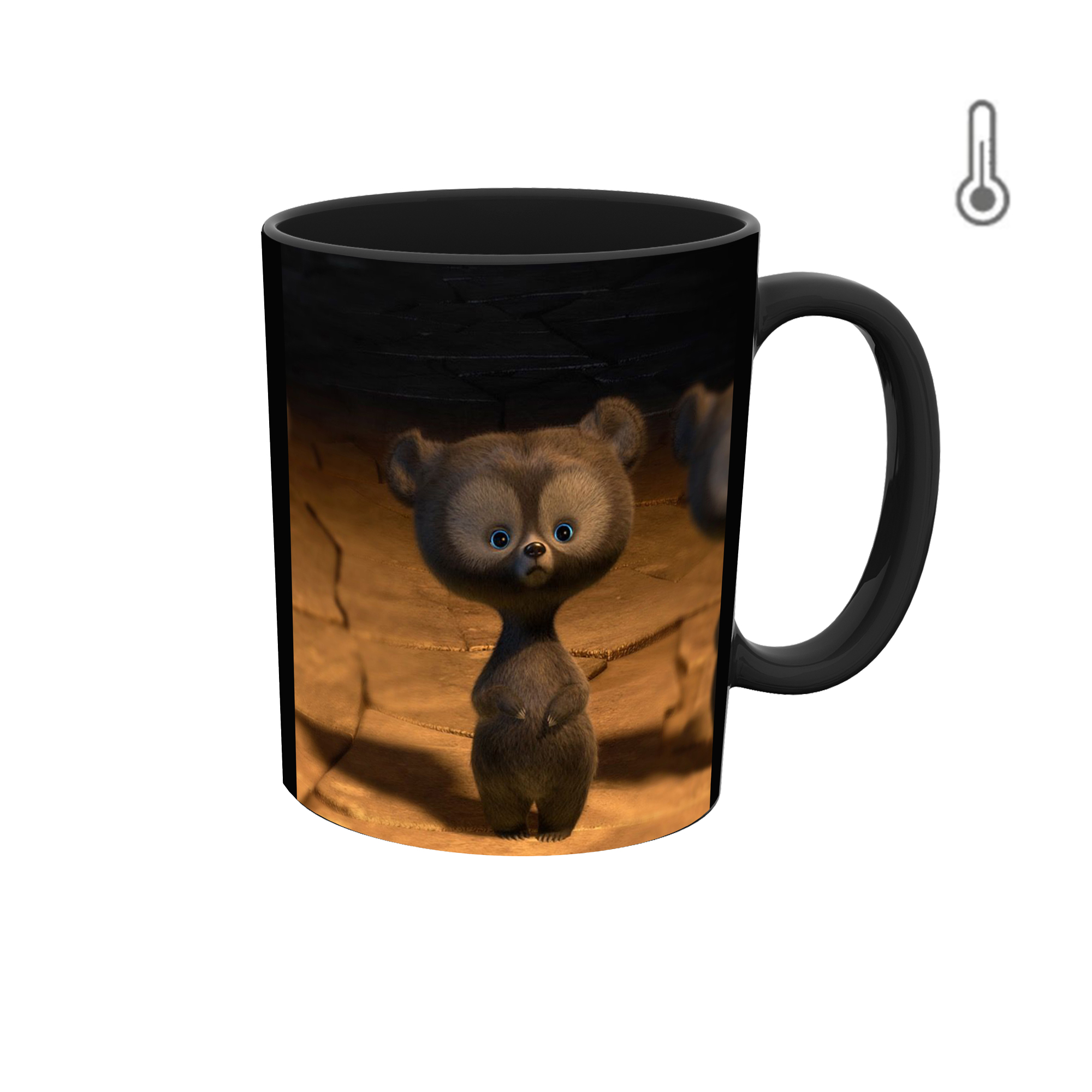 ماگ حرارتی طرح انیمیشن دلیر_خرس کیوت 