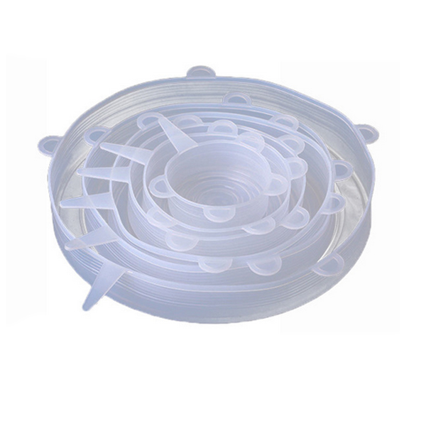 درپوش ظرف مدل KRD HOME مجموعه 6 عددی