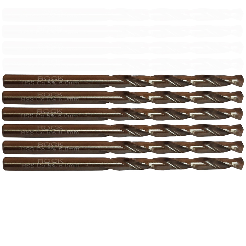 مته کبالت راک مدل AT - 06 سایز 6 میلی متر مجموعه شش عددی