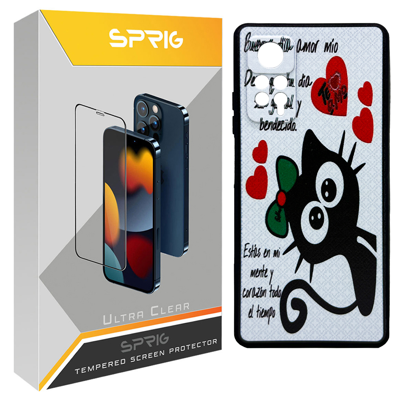 کاور اسپریگ طرح Cute Cat مدل SPCVR مناسب برای گوشی موبایل شیائومی Redmi Note 11 Pro 4G / Note 11 Pro 5G