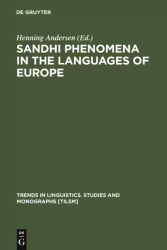 خرید و دانلود نسخه کامل کتاب Sandhi Phenomena in the Languages of Europe