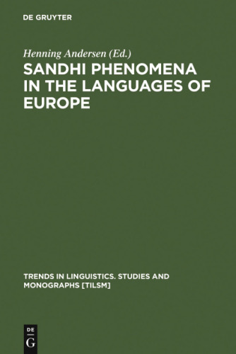 خرید و دانلود نسخه کامل کتاب Sandhi Phenomena in the Languages of Europe
