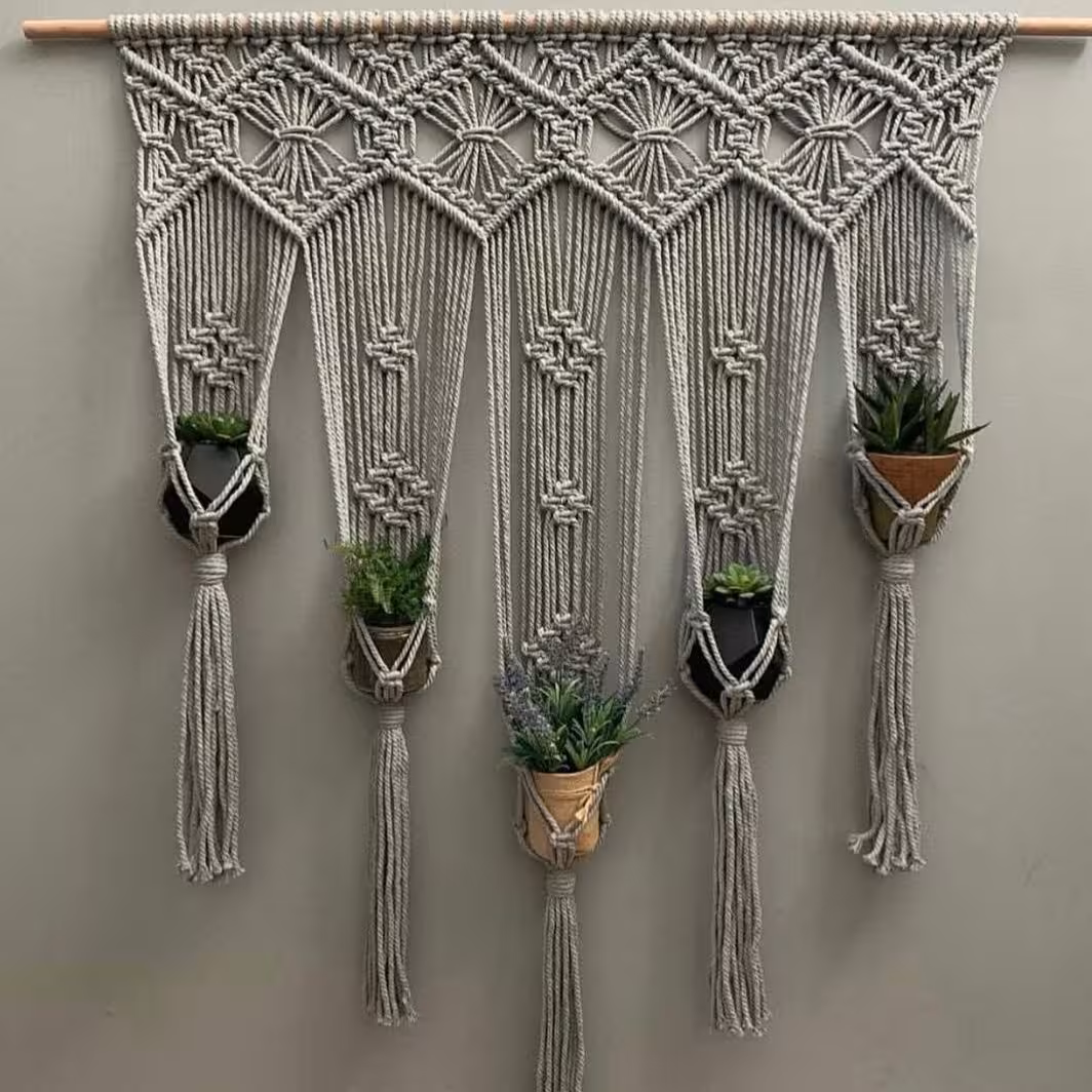 دیوارکوب مکرومه کد 12