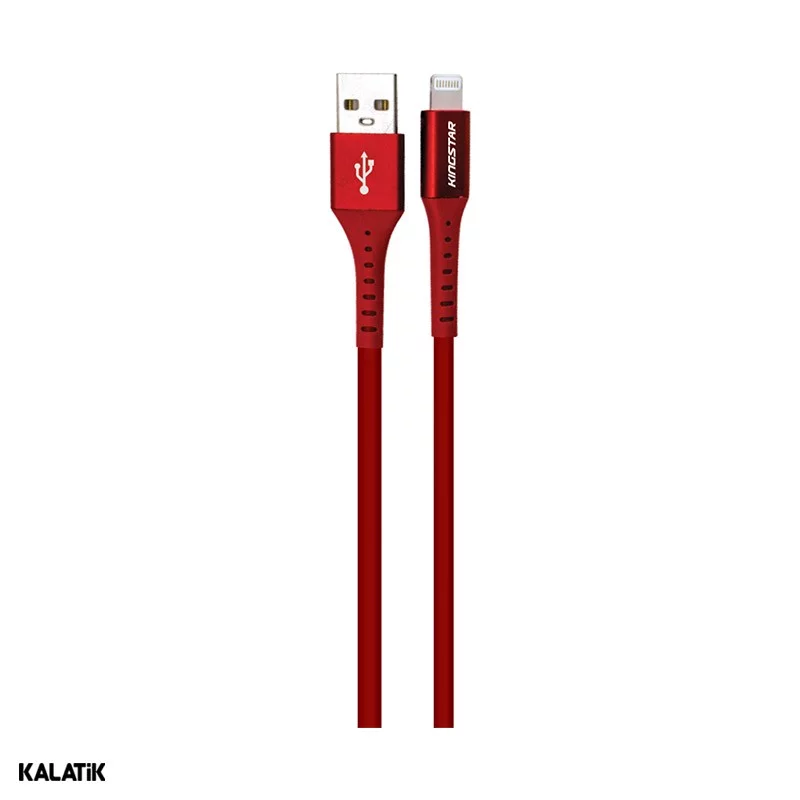 کابل تبدیل USB Type-A به لایتنینگ کینگ استار مدل K65i به طول 1.1 متر