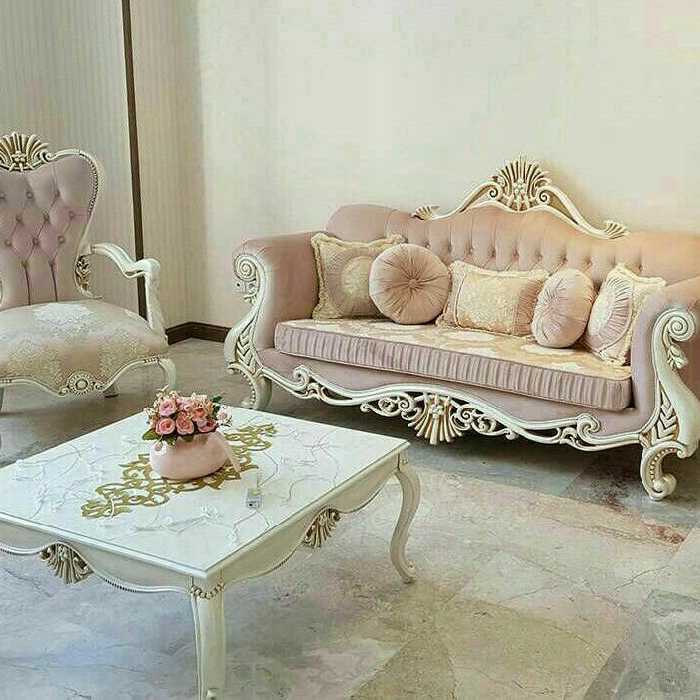 مبل سلطنتی مدل خورشیدی 7نفره