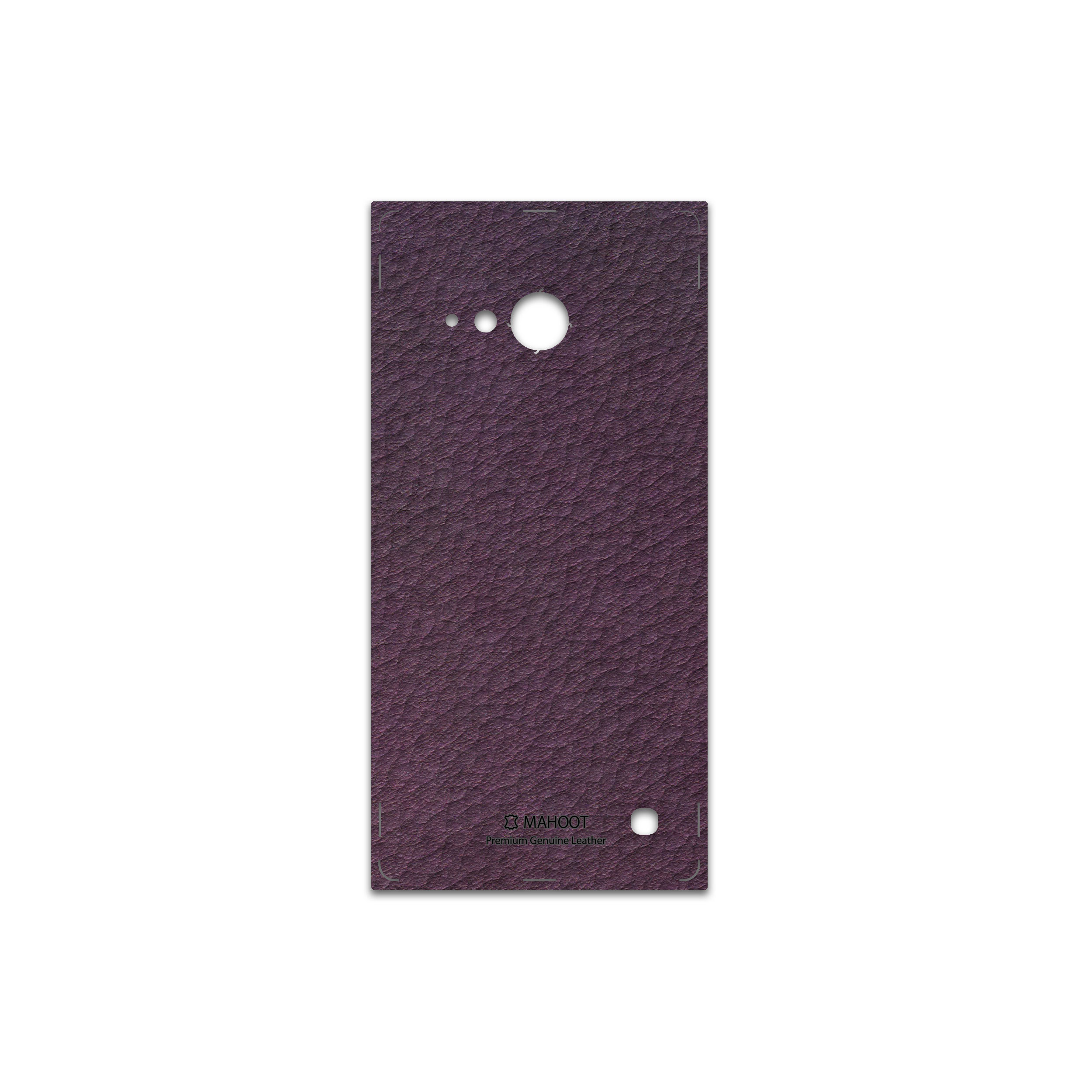 برچسب پوششی ماهوت مدل Purple-Leather مناسب برای گوشی موبایل نوکیا Lumia 730