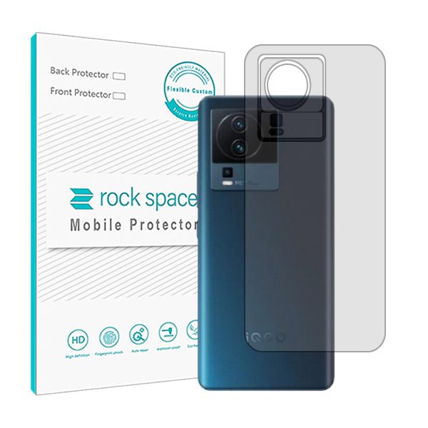 گلس محافظ پشت گوشی ویوو iQOO Neo7 SE مدل نانو هیدروژل شفاف برند راک اسپیس کد 24777S