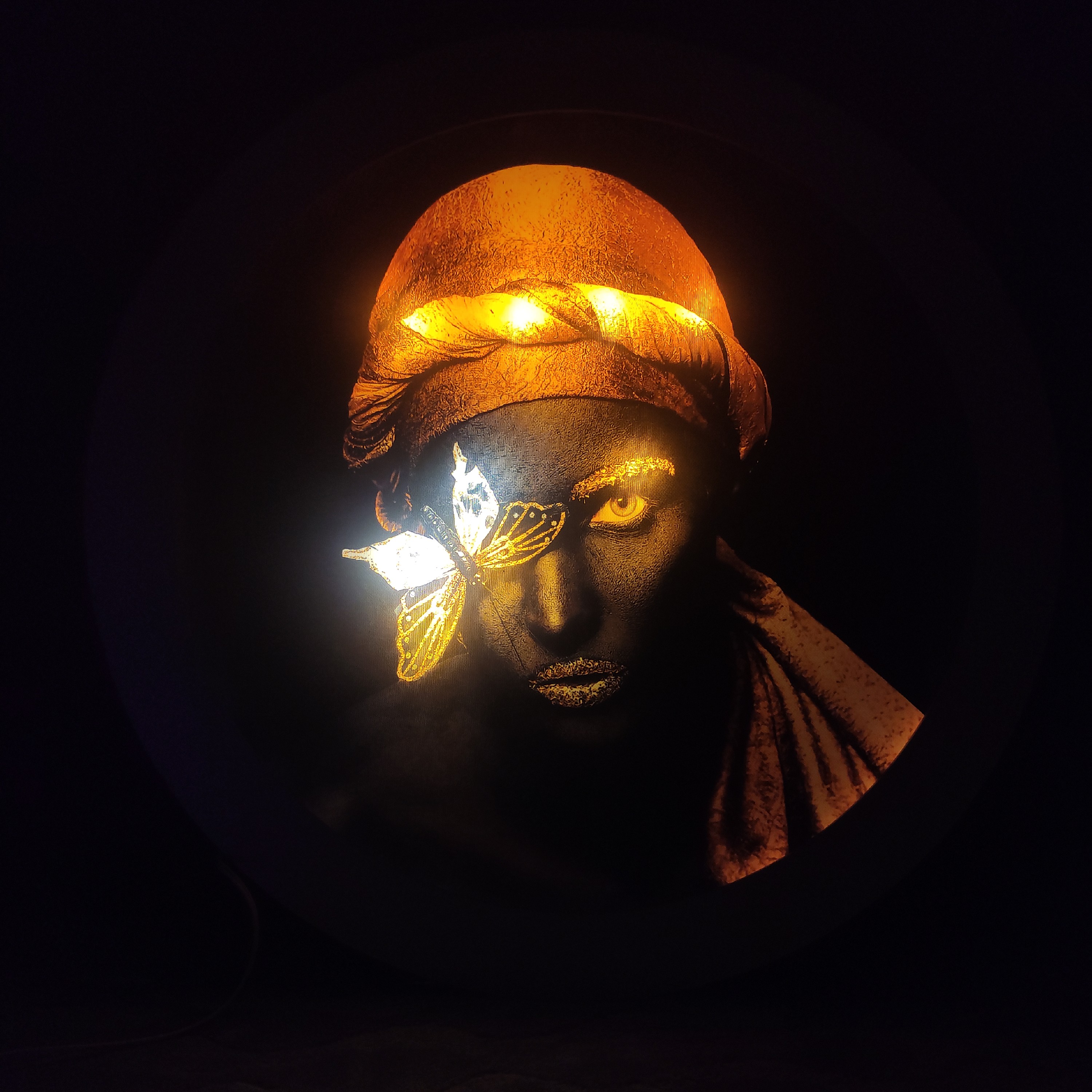 تابلو دختر سیاهپوست 