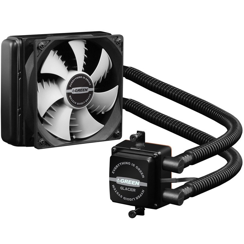 سیستم خنک کننده آبی گرین مدل (Green CPU Water Cooler GLC120-A (GLACIER 120