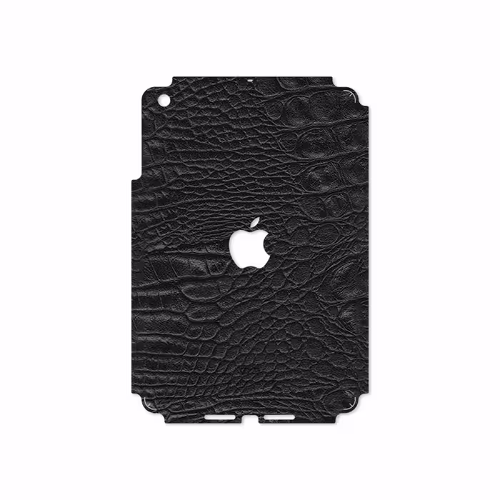 برچسب پوششی ماهوت مدل Black-Crocodile-Leather مناسب برای تبلت اپل iPad mini 2012 A1455