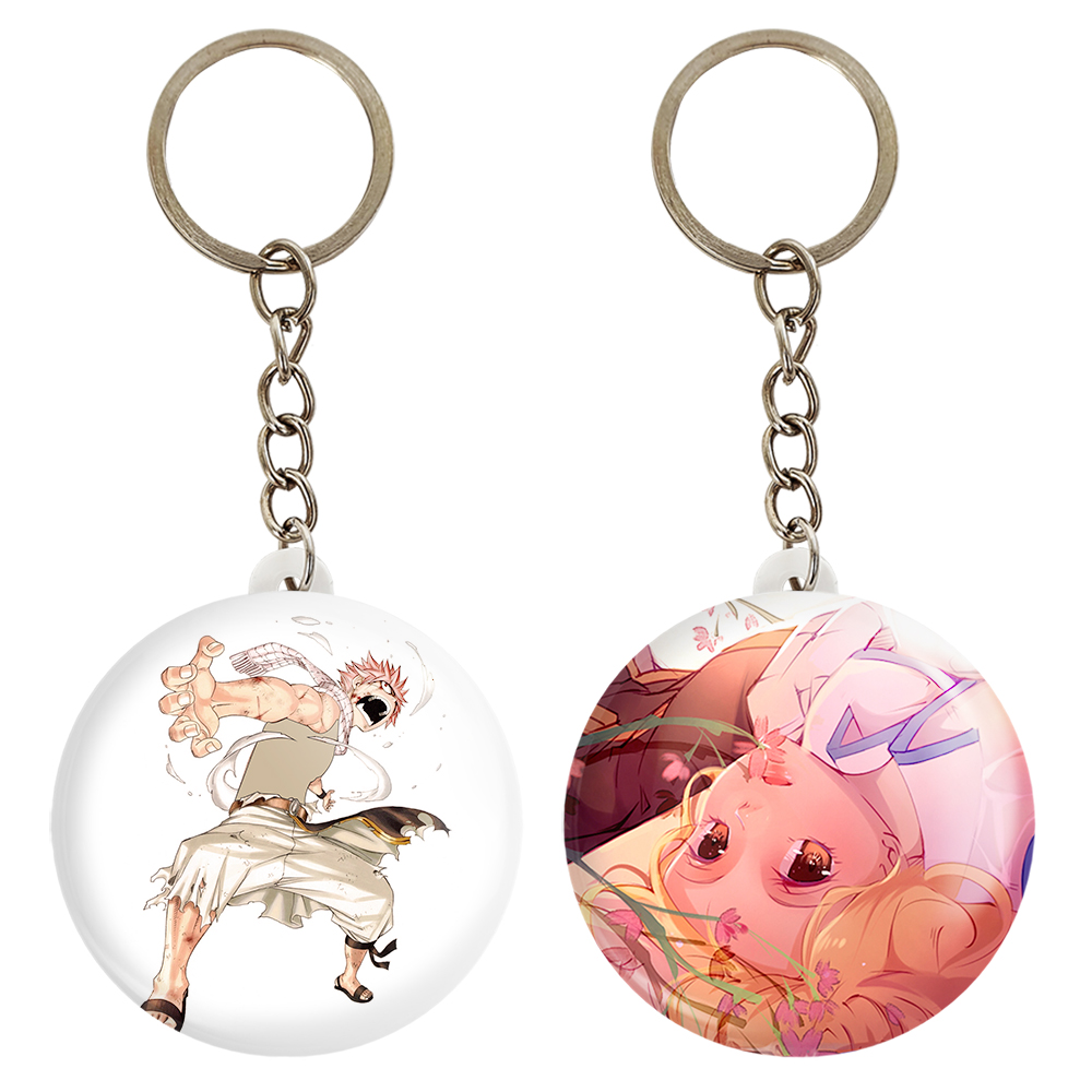 جاکلیدی خندالو مدل لوسی ناتسو انیمه فری تیل کد 1649216490 مجموعه 2 عددی