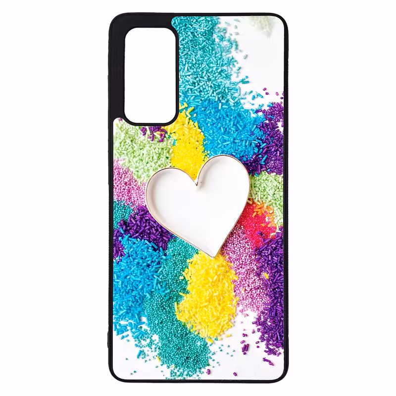 کاور طرح قلبی کد G-149 مناسب برای گوشی موبایل سامسونگ Galaxy S20 FE | دیجی قاب دونی