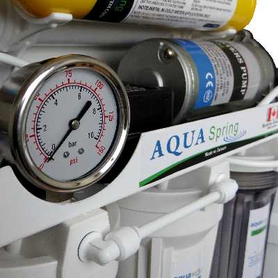 دستگاه تصفیه کننده آب آکوآ اسپرینگ مدل RO - NF3400 به همراه فیلتر مجموعه 3 عددی