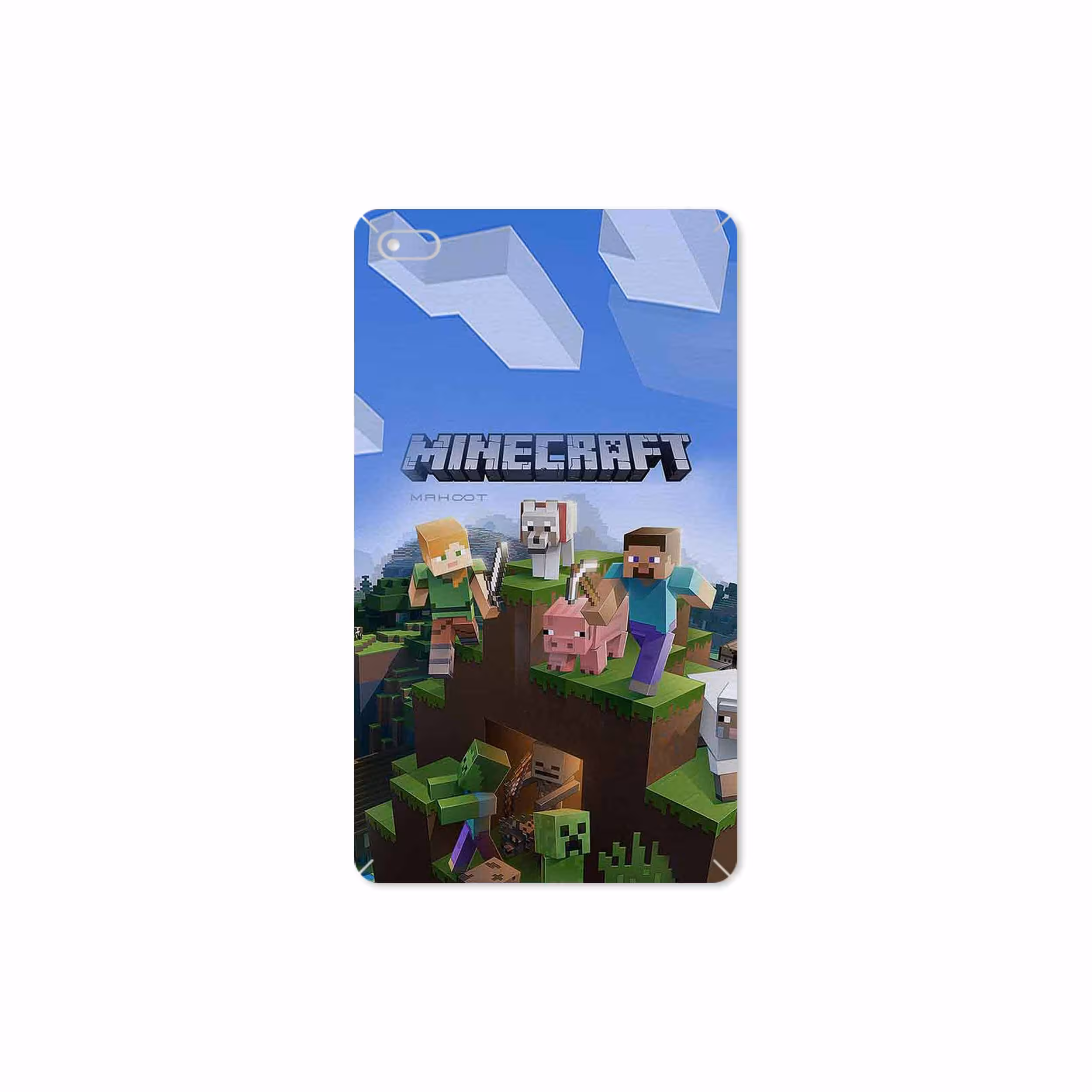 برچسب پوششی ماهوت مدل Minecraft-Game مناسب برای تبلت لنوو E7