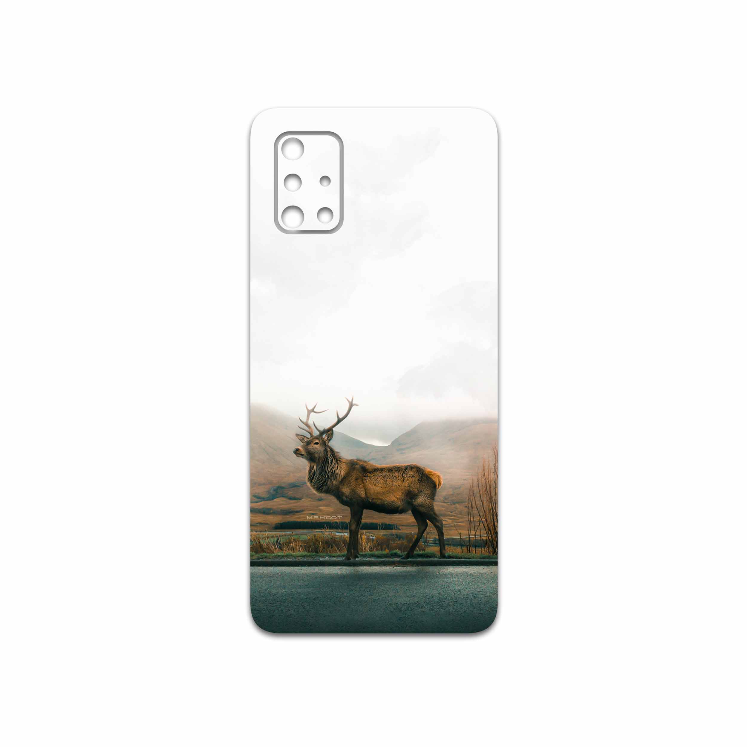برچسب پوششی ماهوت مدل Horned-Deer مناسب برای گوشی موبایل سامسونگ Galaxy A71