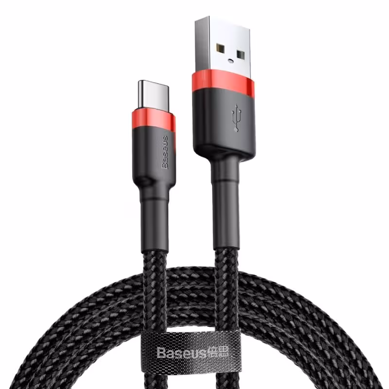 کابل تبدیل USB به USB-C بیسوس Baseus مدل CATKLF-B91 طول 1 متر