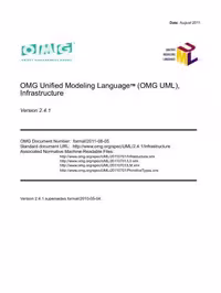 خرید و دانلود نسخه کامل کتاب Object Management Group. OMG Unified Modeling Language (OMG UML), Infrastructure. Version 2.4.1